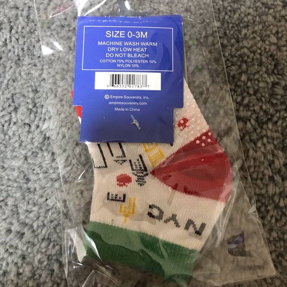 New York Socks (0-3months old) - Picture 3 of 4